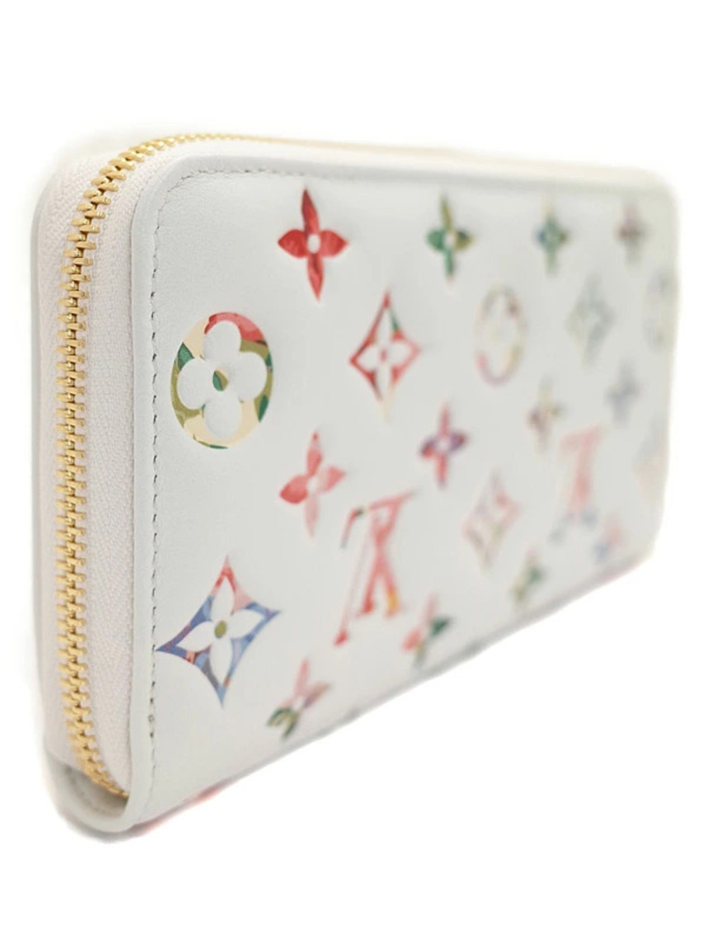 Louis Vuitton Zipper Monogram Zippy Garden Round LV Wallet Long Brown
